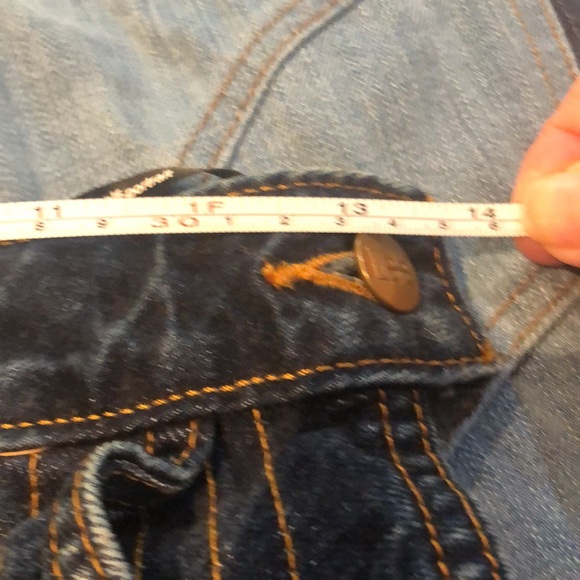 Lee X Self-Portrait Tiered Ruffle Mini Denim Skirt - Picture 9 of 11